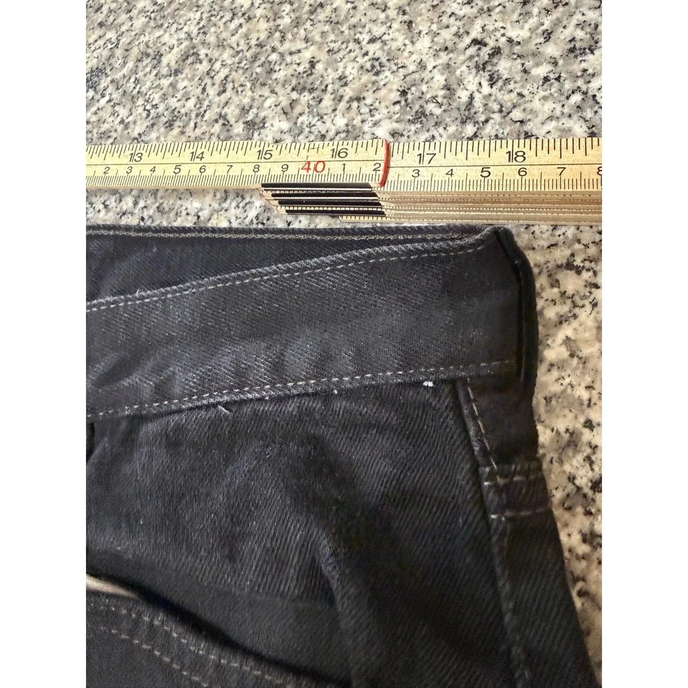 Levi's 550 Relaxed Fit Mens fits 36x31 Black Straight Leg Denim Jeans